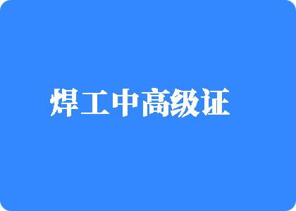 国产操老女人焊工中高级证